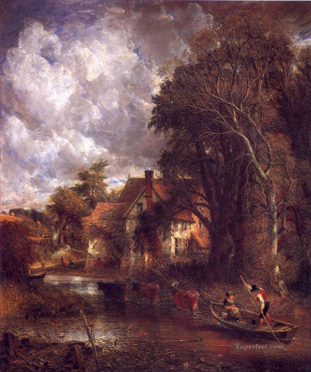 La granja del valle Romántico John Constable Pintura al óleo